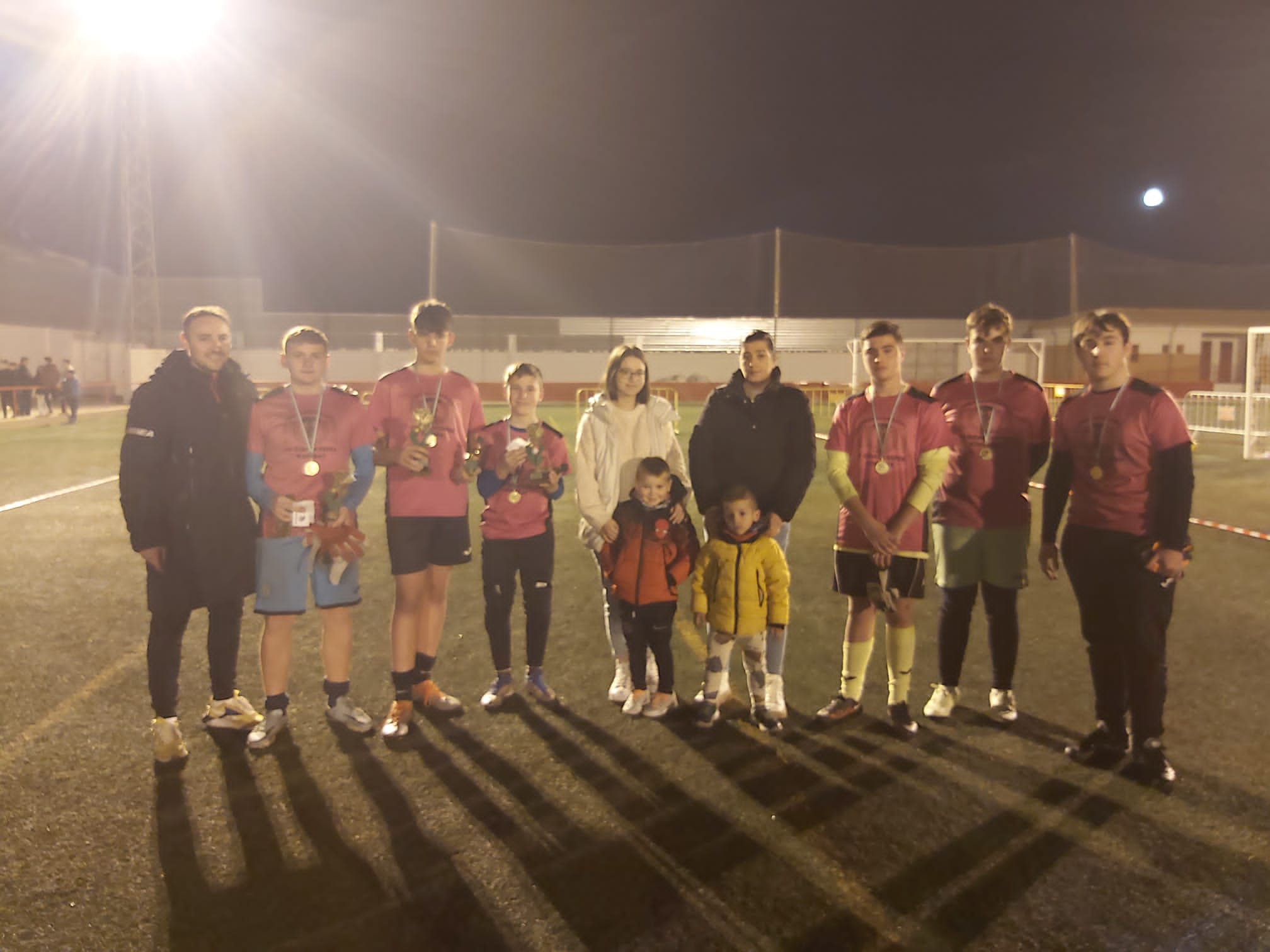 Entrega de premios a los ganadores de la categoría C, juveniles