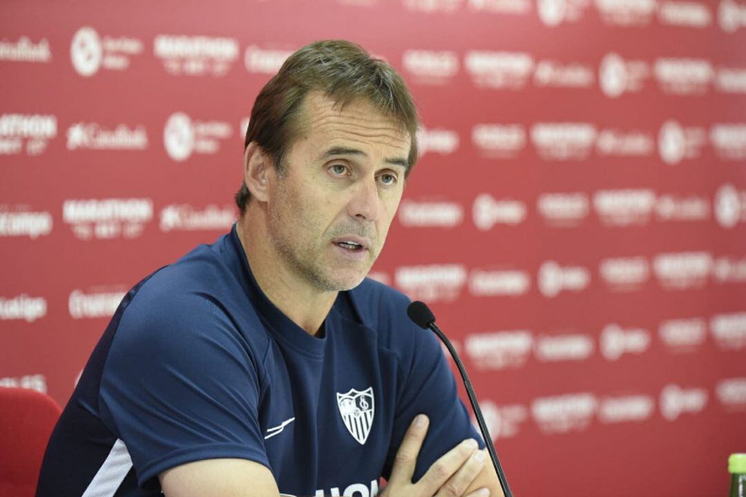 Julen Lopetegui, entrenador del Sevilla FC