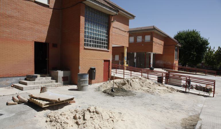 Obras en el colegio Rosalía de Castro