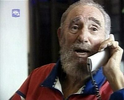 REAPARECE. Fidel Castro, en las últimas imágenes que se han difundido por la televisión cubana.