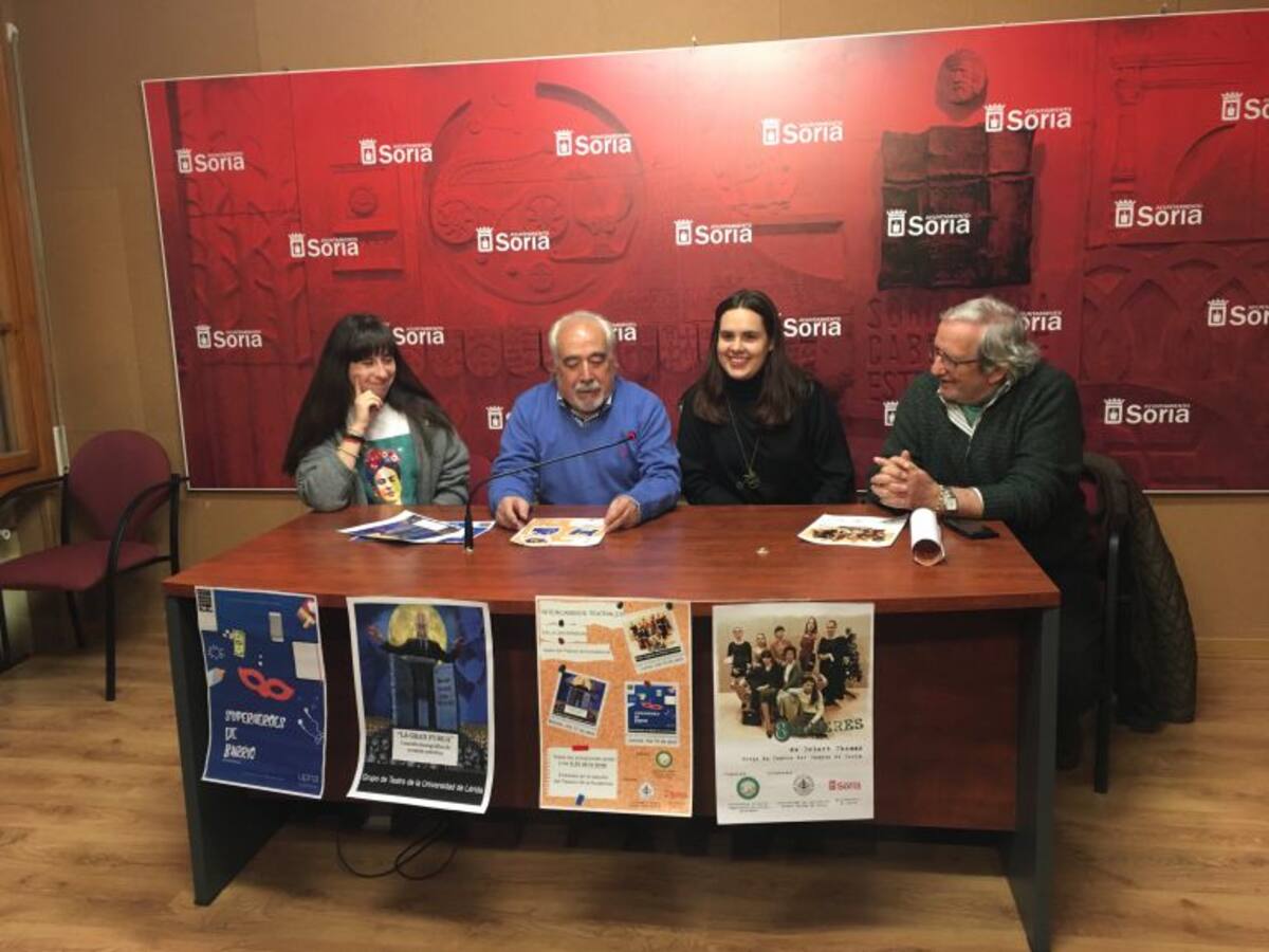 El teatro universitario programa este mes tres funciones en la Audiencia