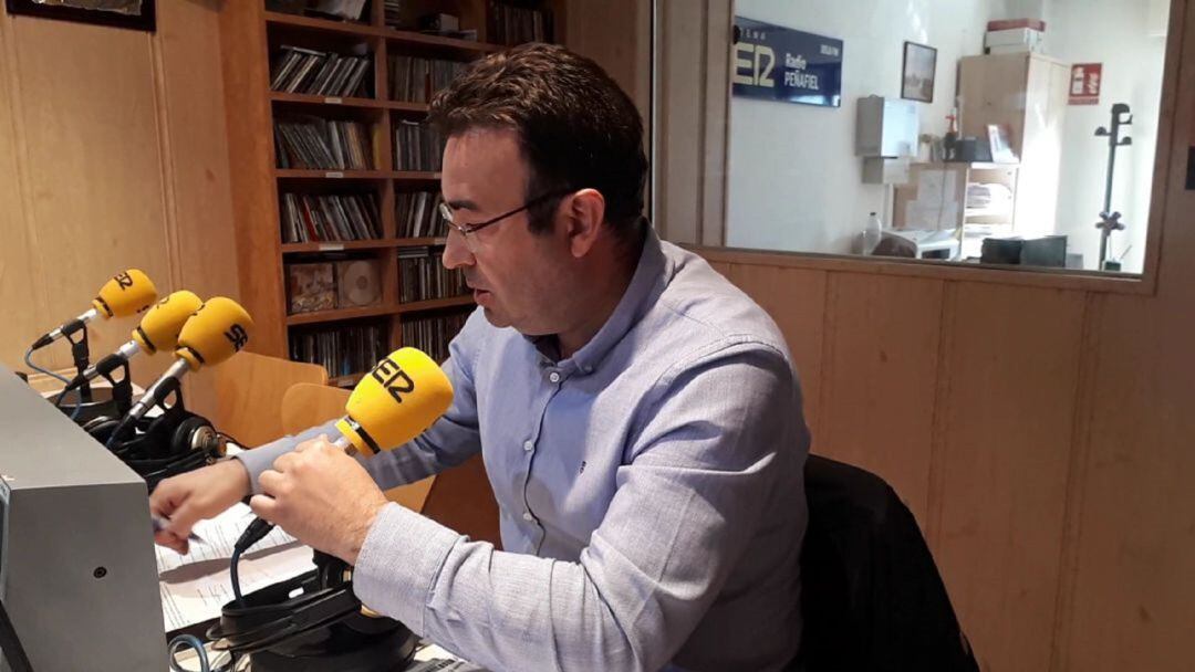 El representante del Partido Popular en el Ayuntamiento de Peñafiel, Roberto Díez.