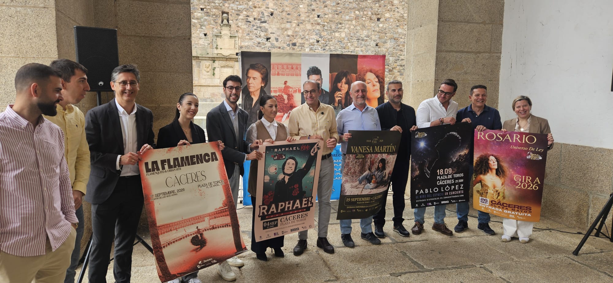 Presentación del festival 'Monumental Cáceres'
