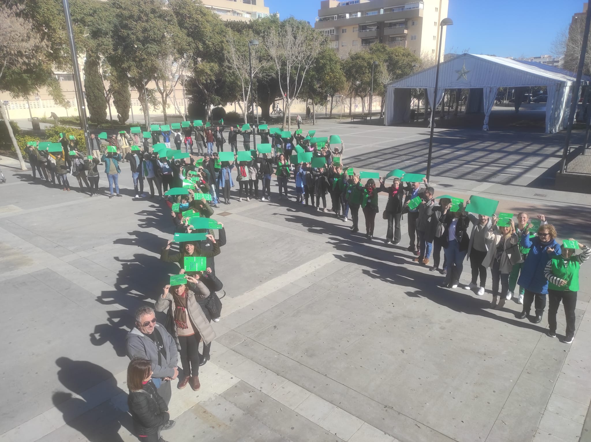 Acto llevado a cabo en Ibiza en este Día Mundial Contra el Cáncer