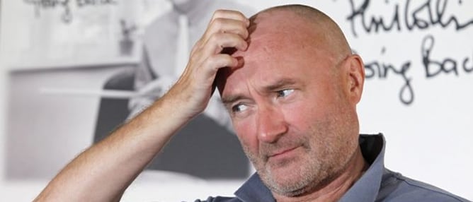 El músico británico Phil Collins