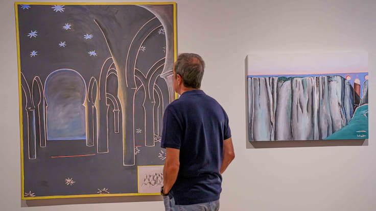 El responsable de las Artes Plásticas de la Fundación Unicaja, Rafael Valentín, visita Hoy por Hoy Ronda y comarca