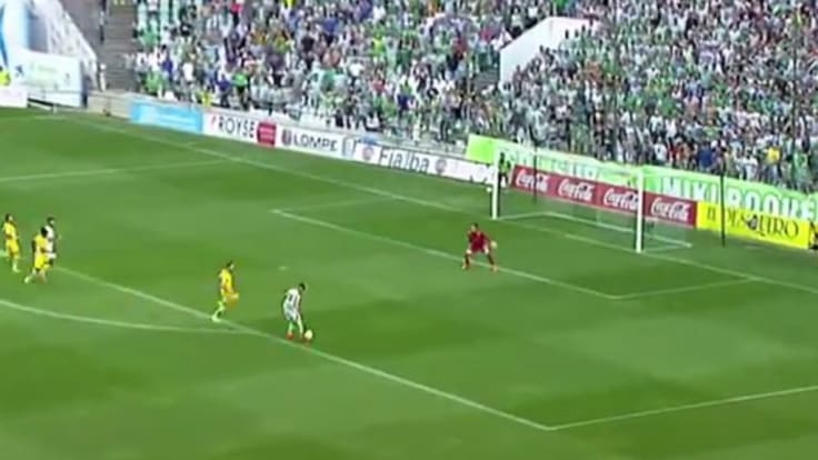 Primer gol de Rubén Castro en el Real Betis-Alcorcón