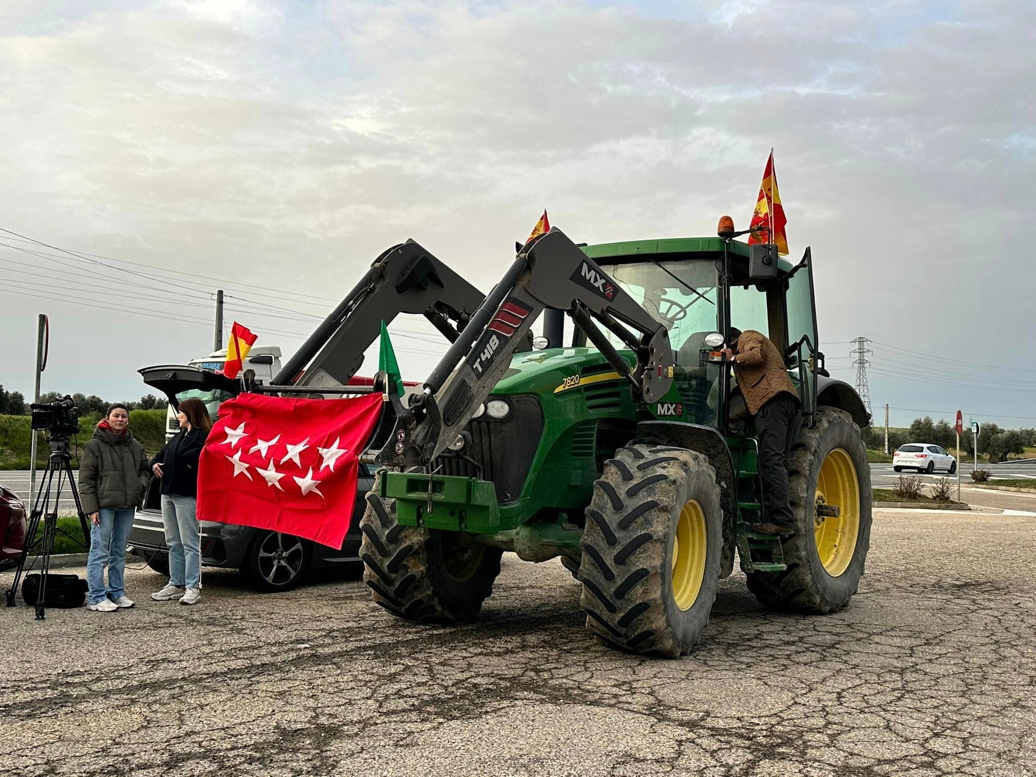 Los tractores han partido de Torrejón de Velasco