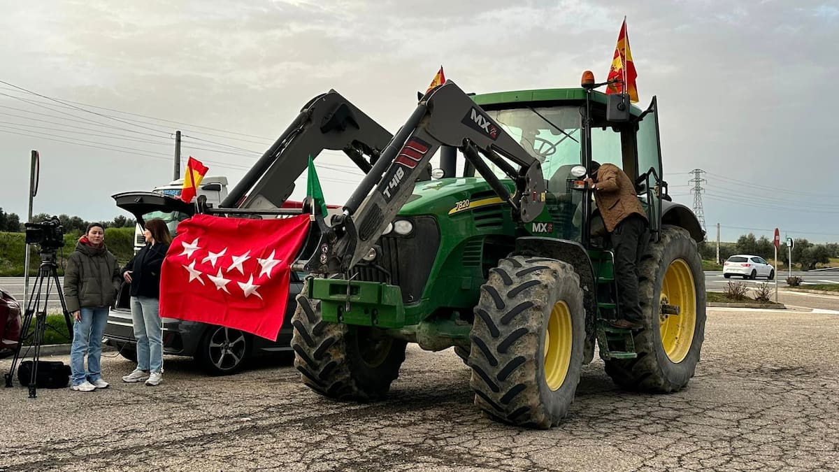 Las tractoradas regresan a carreteras del sur de Madrid para trasladarse a la capital