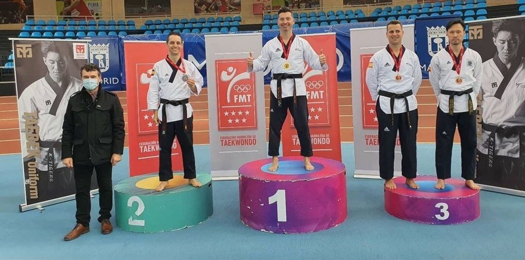 El taekwondista Patricio Martínez Cano en el Open de Madrid 