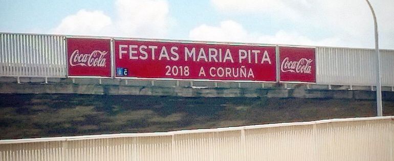 Valla de las fiestas de María Pita