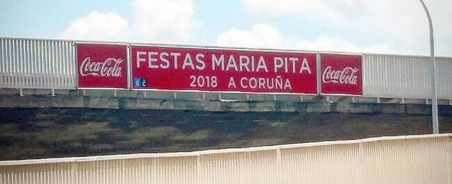 Valla de las fiestas de María Pita