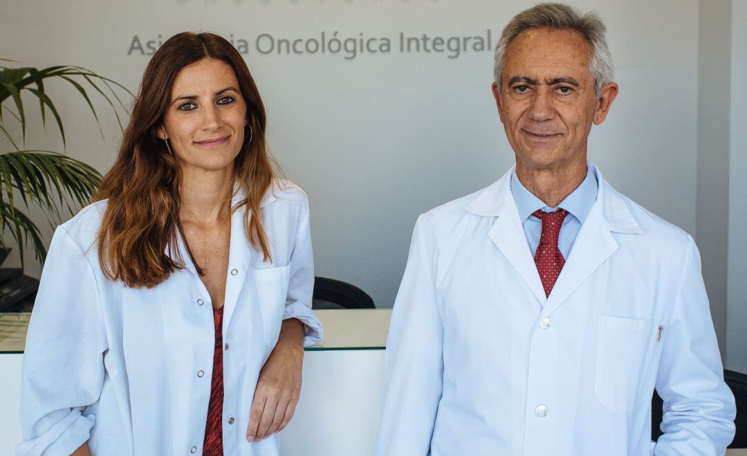 María Valero y Pedro Valero, del Servicio de Oncología de los hospitales Quirónsalud Sagrado Corazón e Infanta Luisa