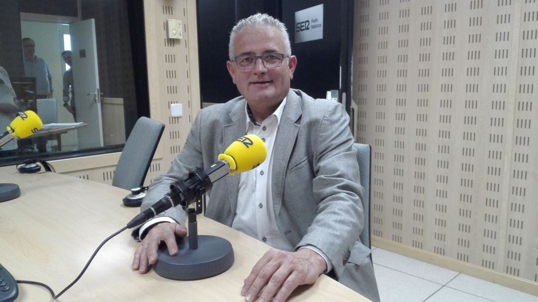 Imagen de archivo de Jaume Font en los estudios de Radio Mallorca