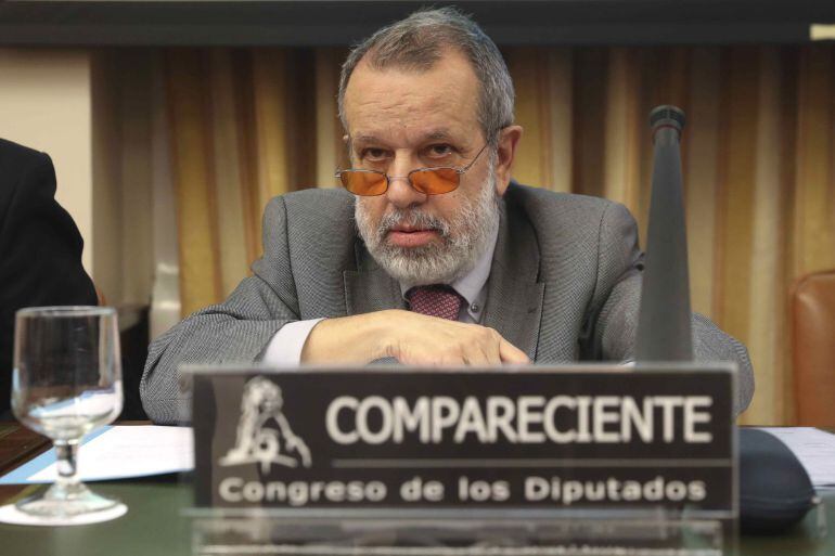 El Defensor del pueblo, Francisco Fernández Marugán, comparece hoy en el Congreso de los Diputados, Huesca