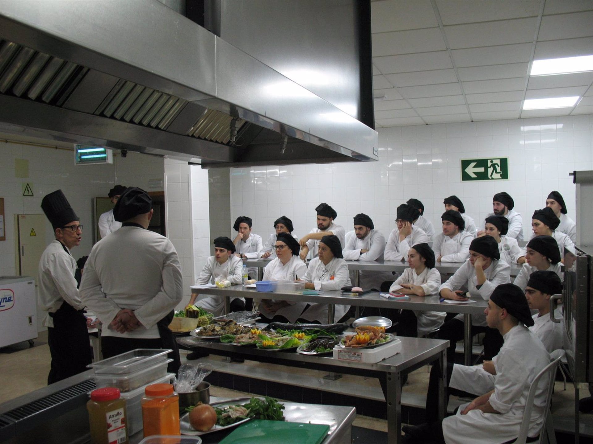 Alumnos de la Escuela de Hostelería La Laguna en Baeza