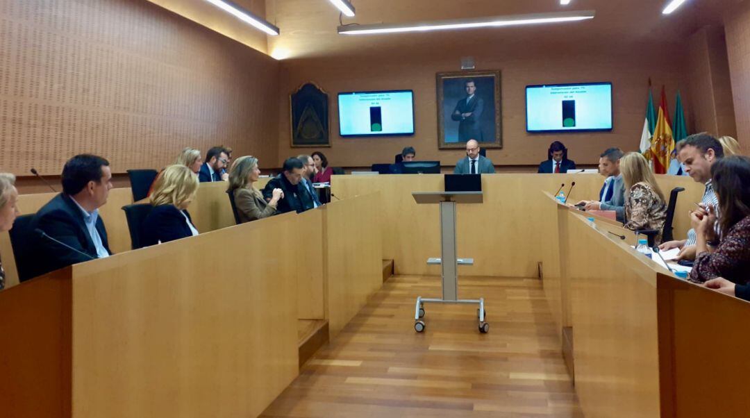 Pleno celebrado esta tarde en el ayuntamiento de El Puerto