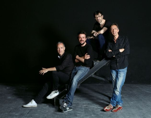 Equipo gestor del Pavón Teatro Kamikaze: Miguel del Arco, Jordi Buxó, Israel Elejalde y Aitor Tejada.