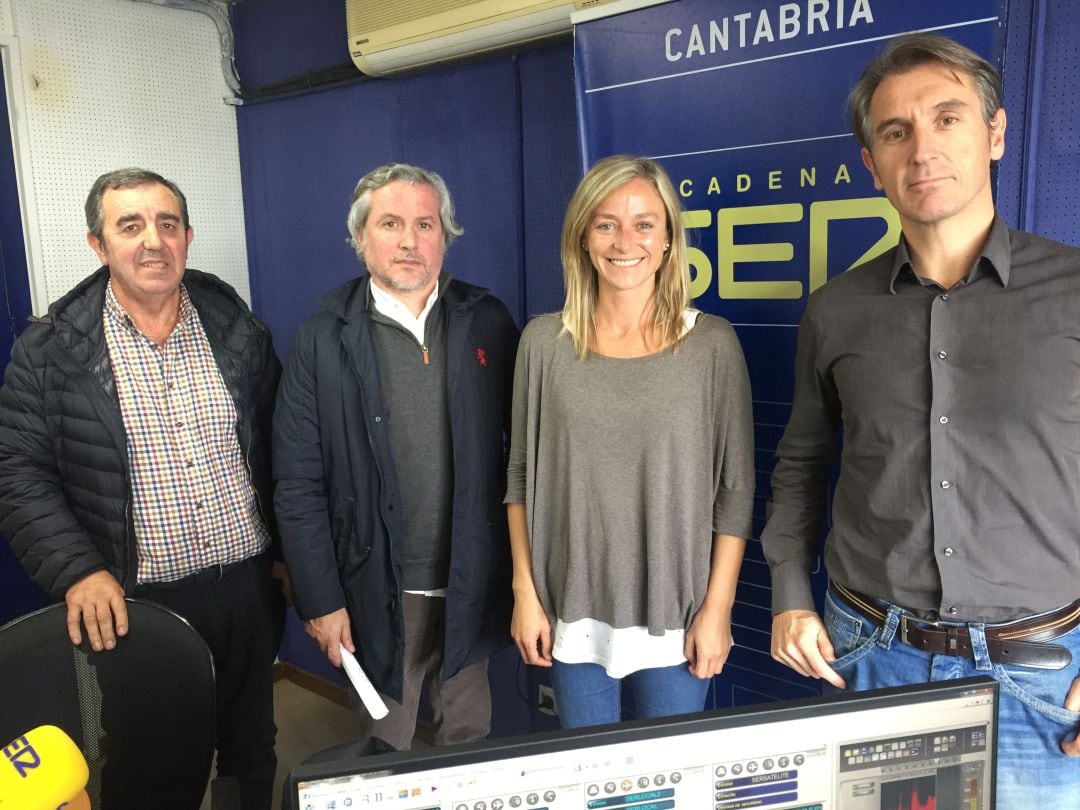 Demeterio García, Pedro Fuste, Susana Herrán y Eduardo Amor.