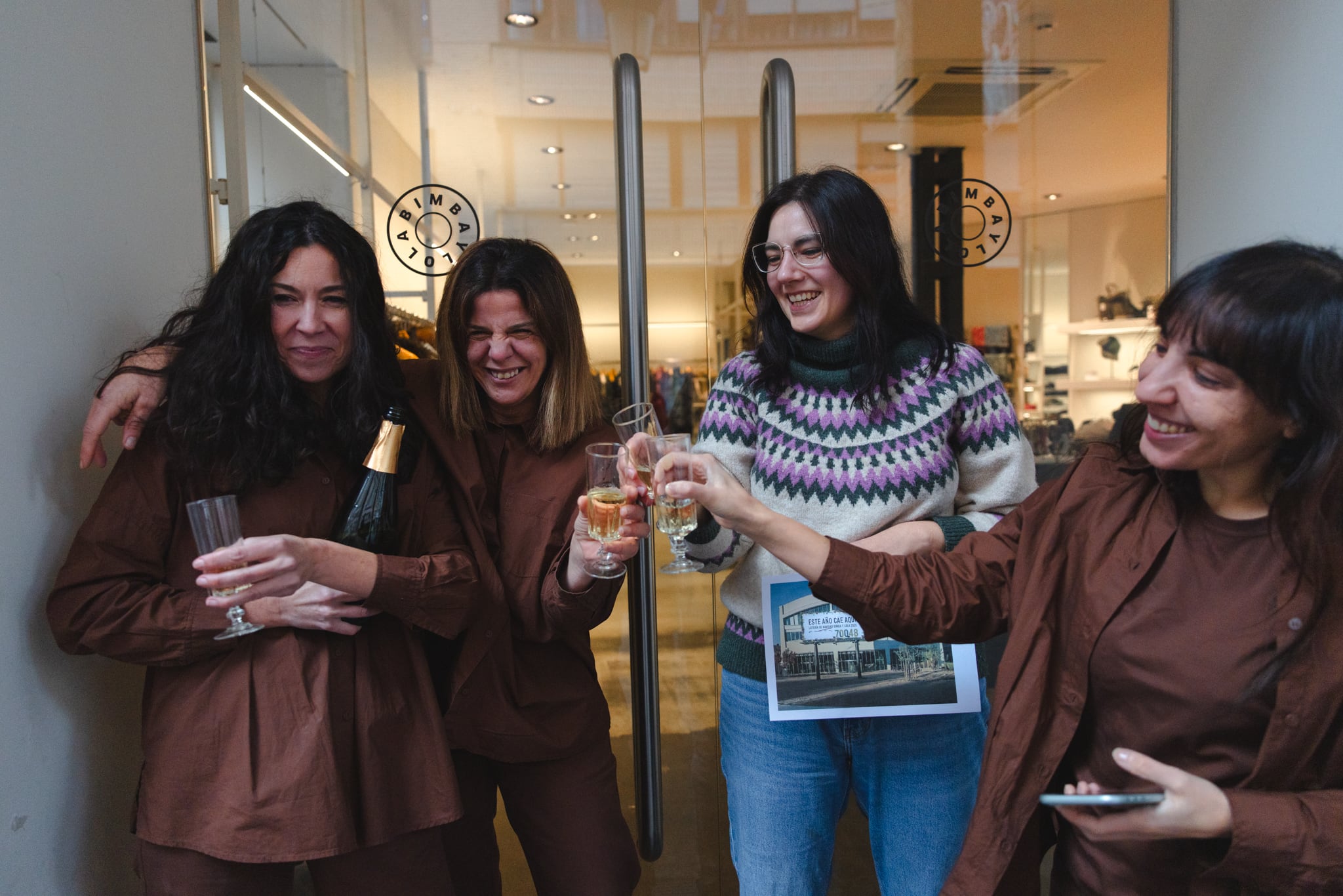 2º Premio de la Loteria Nacional para las trabajadoras de Bimba y Lola Palencia 