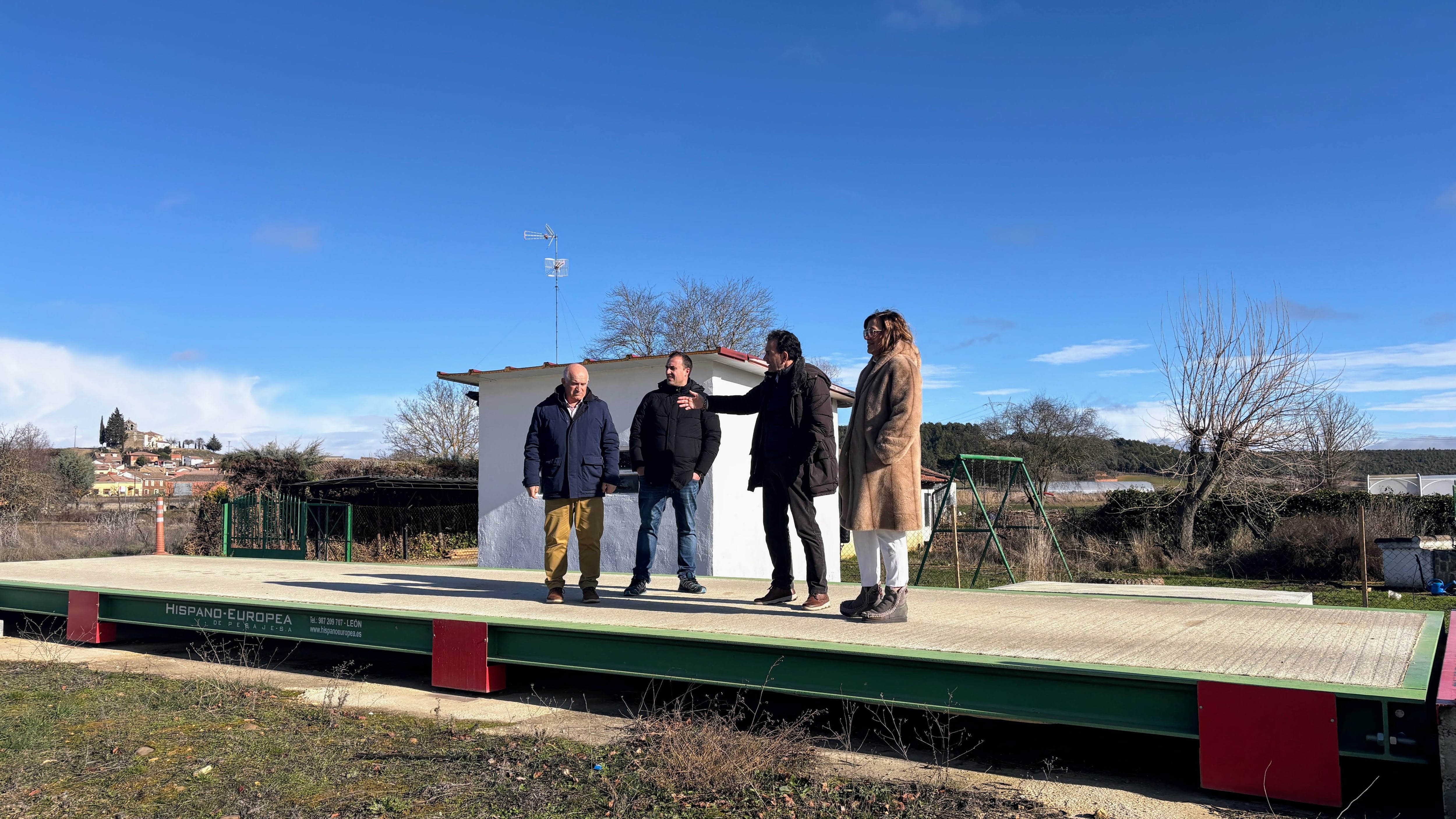 La Diputación de Palencia acondiciona la báscula municipal de Villanuño de Valdavia