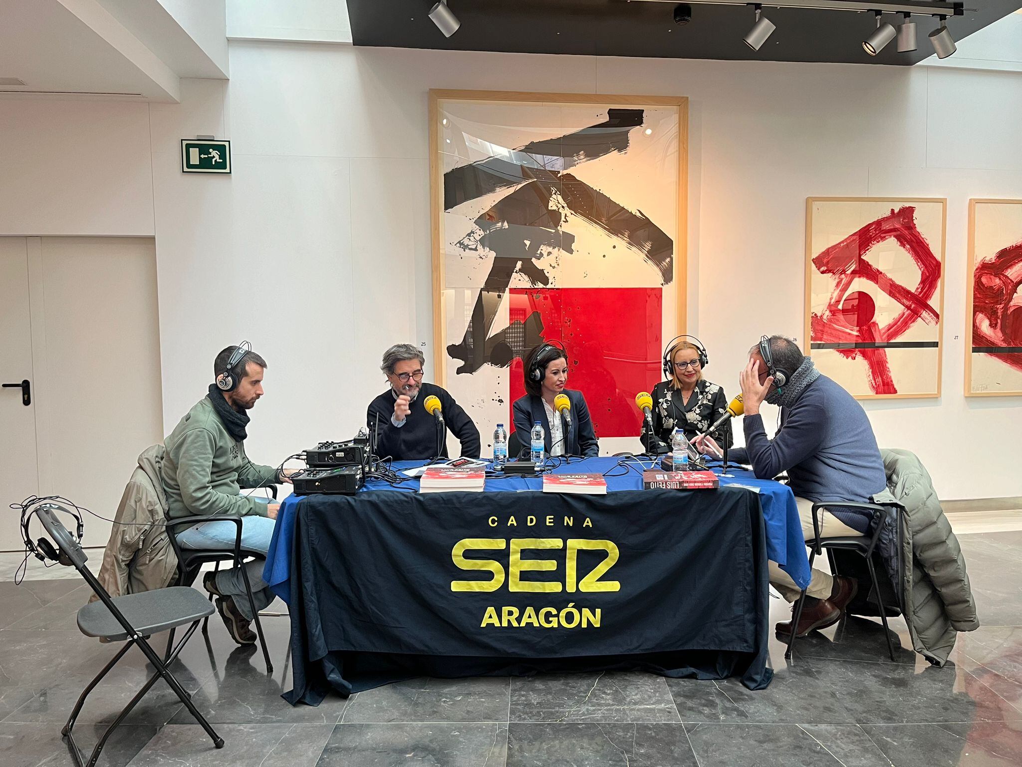 Programa Hoy por Hoy en Ejea de los Caballeros con Teresa Ladrero y Ricardo Centellas.