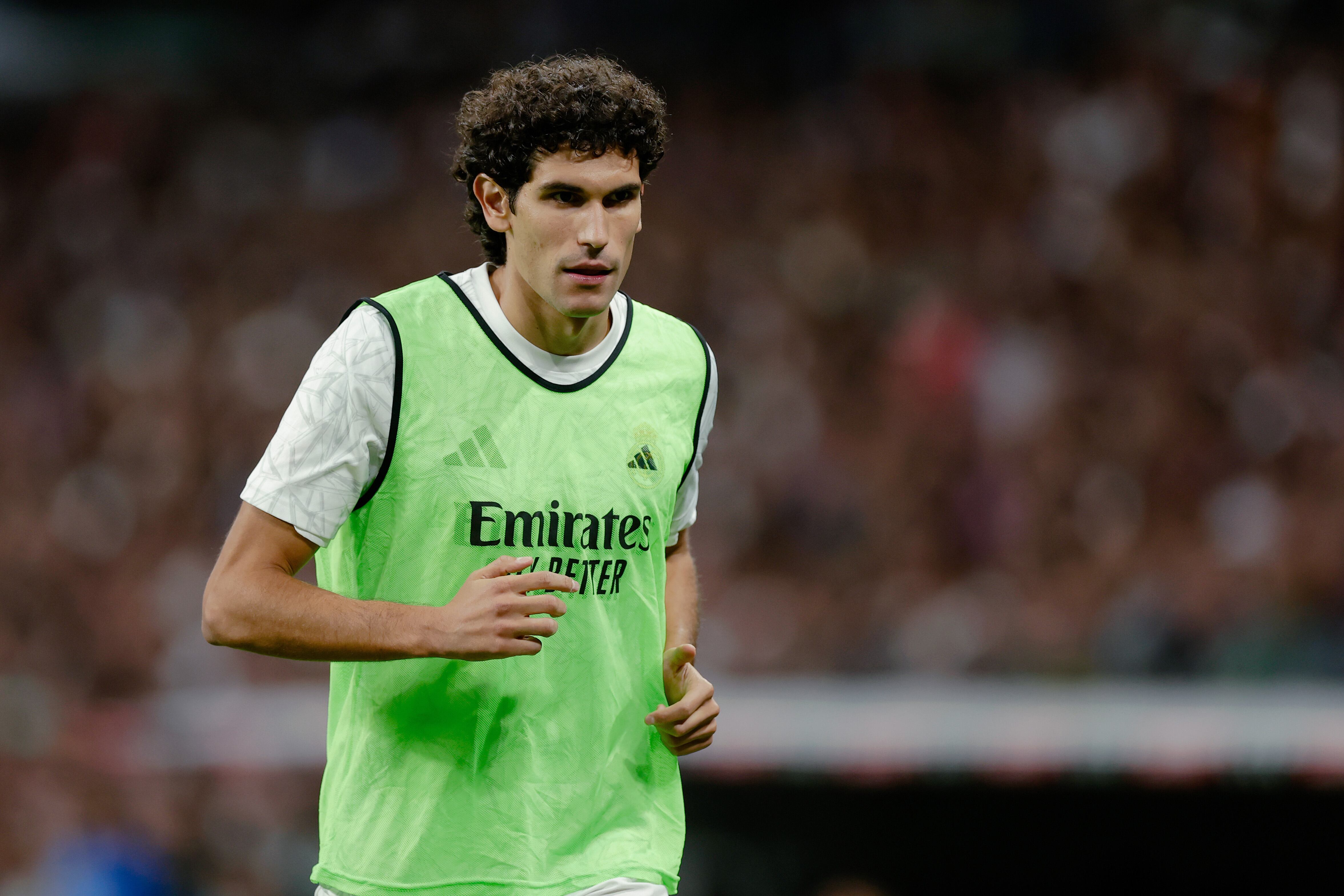 Jesús Vallejo, durante su última temporada en el Real Madrid