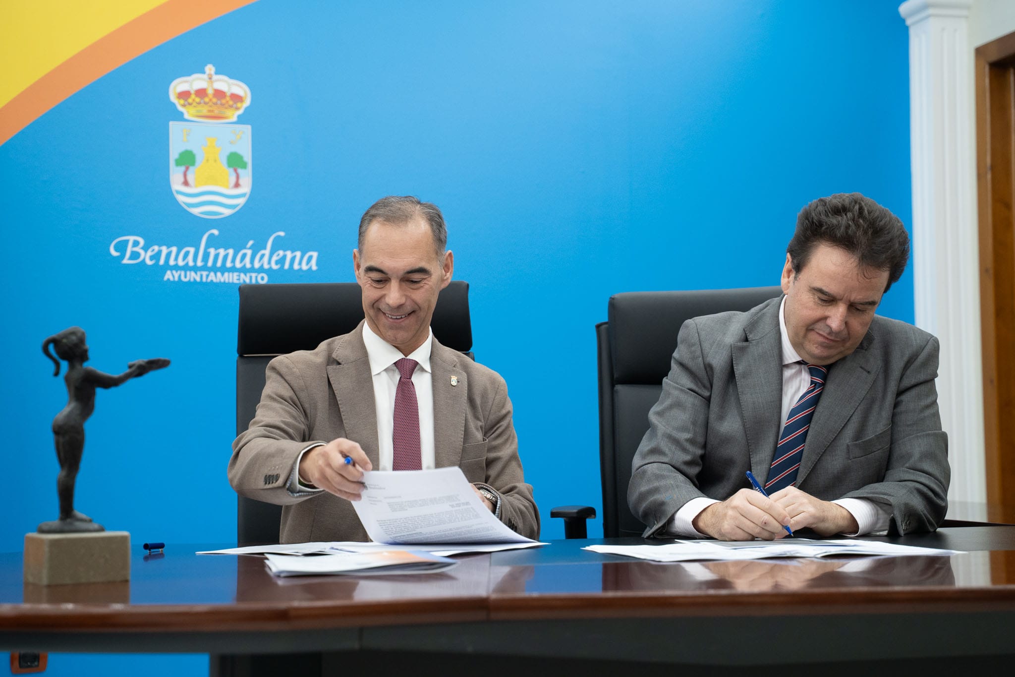 Momento de la firma