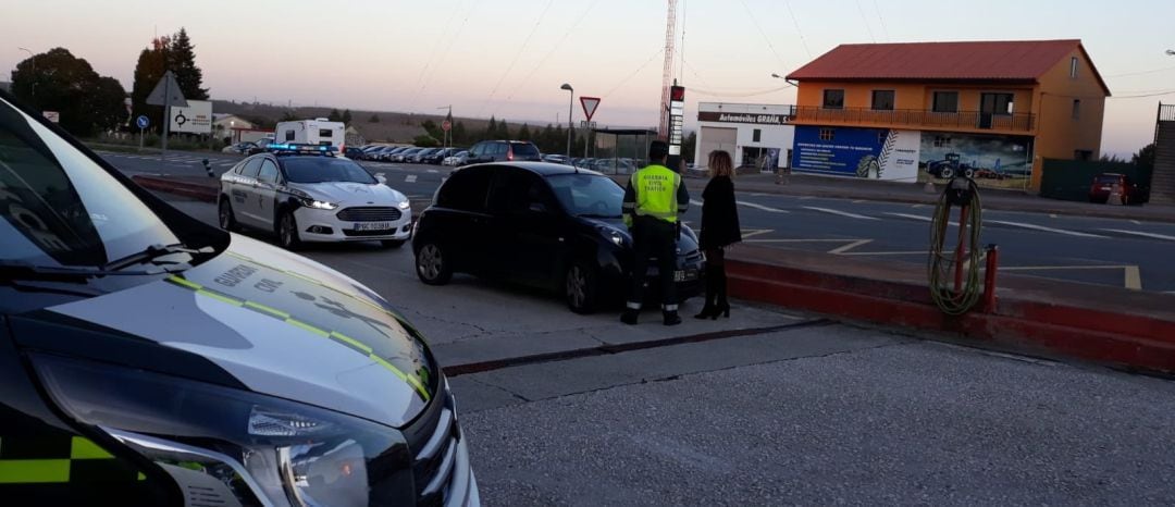 Vehículo intervenido en Ordes