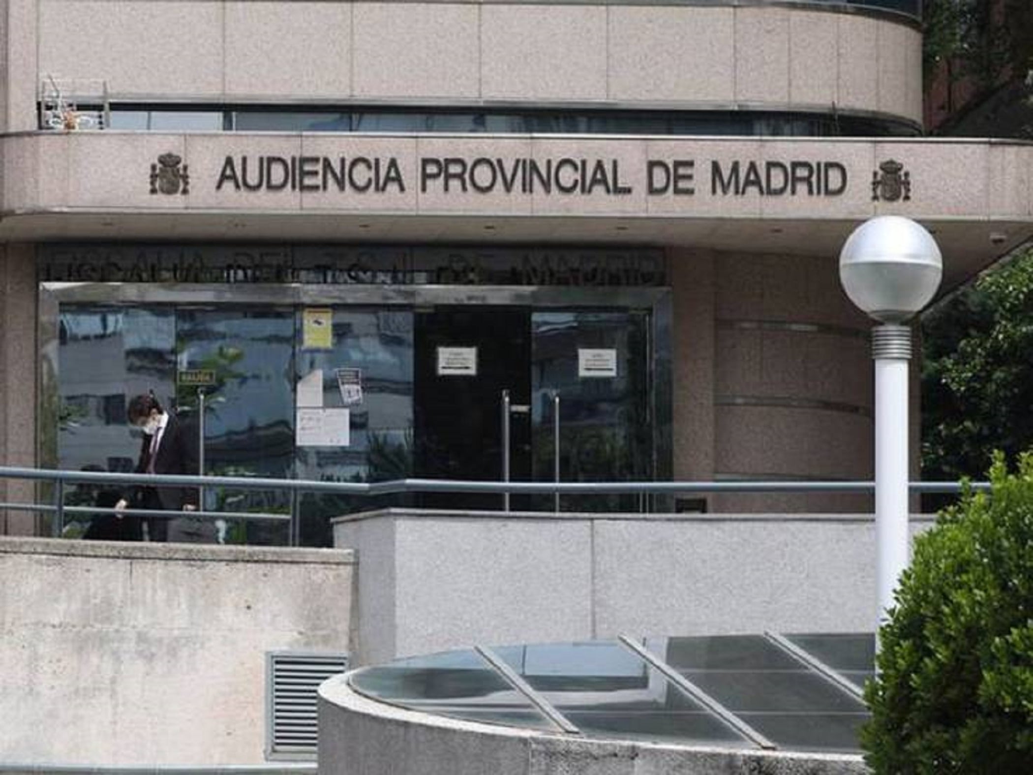 Exterior de la Audiencia Provincial de Madrid