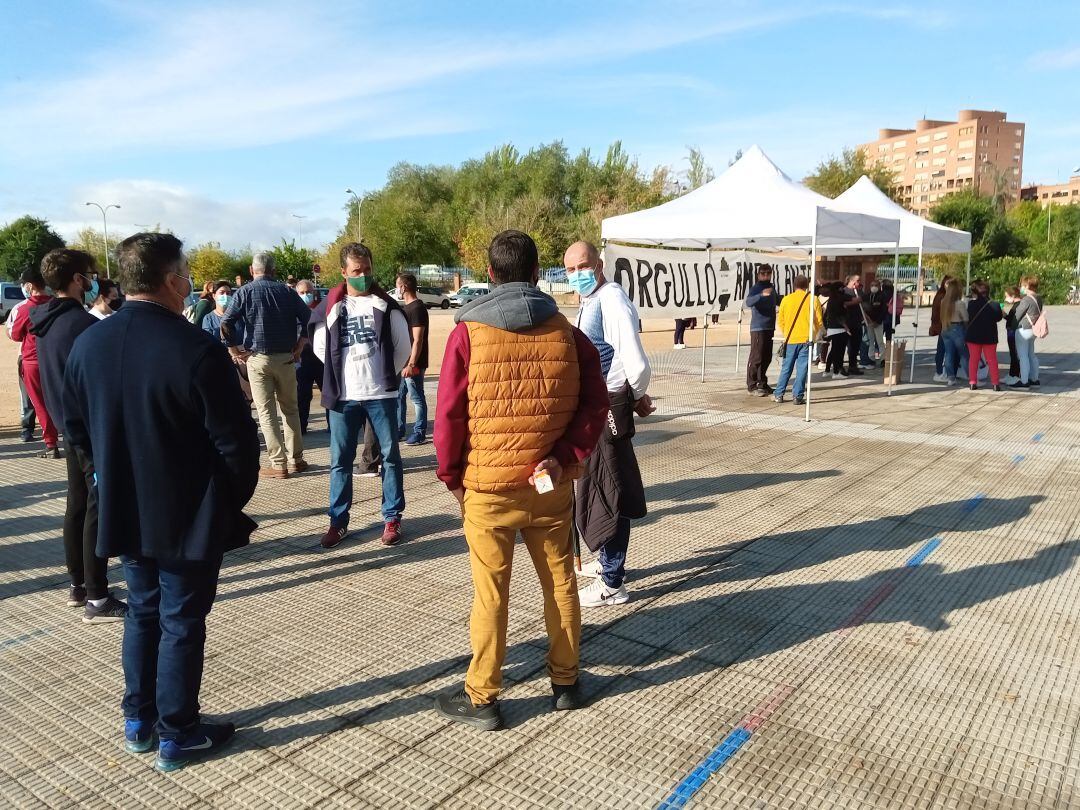 Vendedores ambulantes concentrados