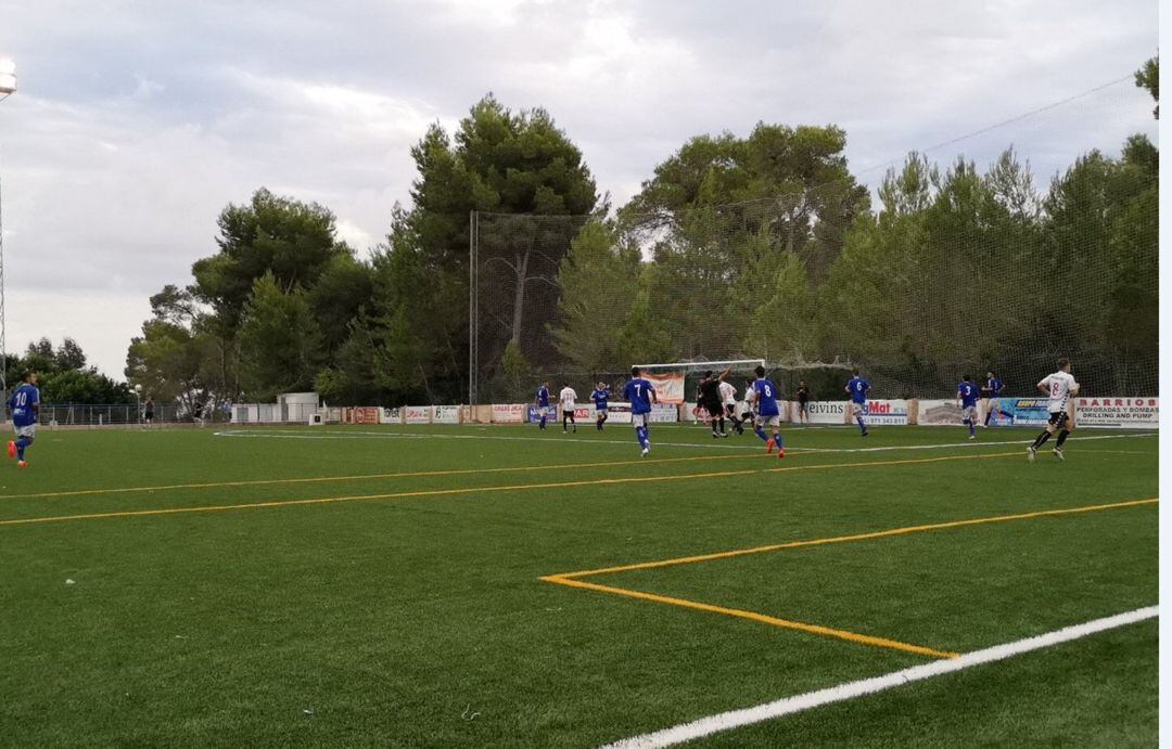 Imagen de archivo de un partido de la Peña Deportiva esta temporada