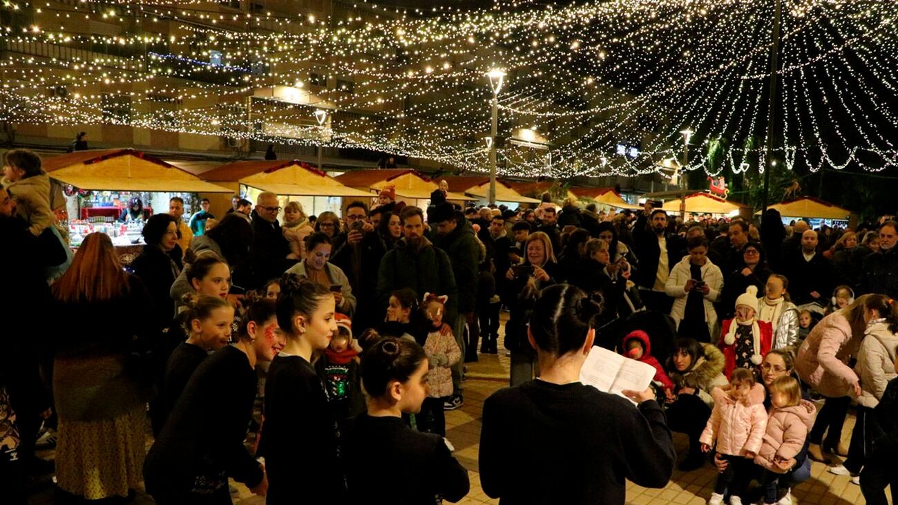Imagen de archivo de la anterior edición del Mercadillo Navideño de Elda
