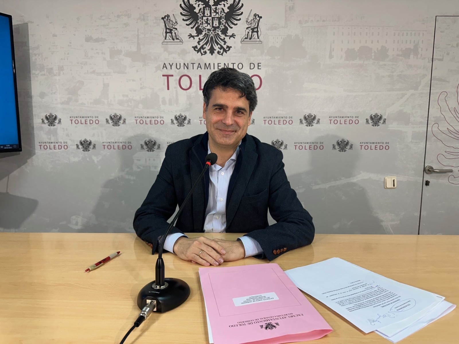 Juanjo Alcalde, portavoz del equipo de Gobierno de Toledo