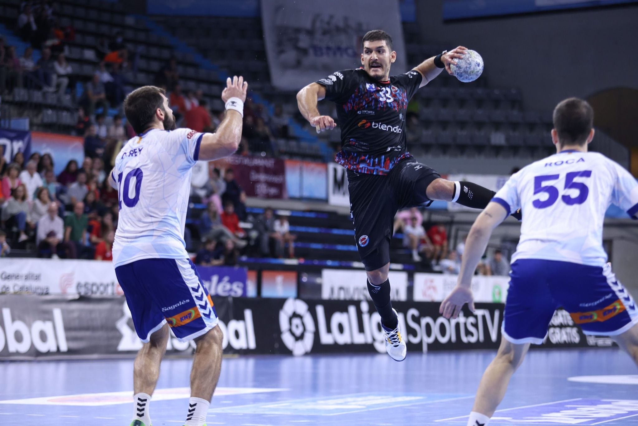 Zungri, durante el partido contra el Fraikin Granollers