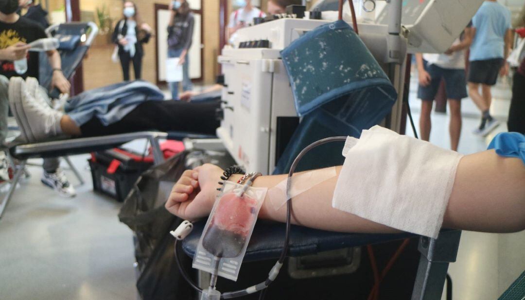 Donación de sangre.