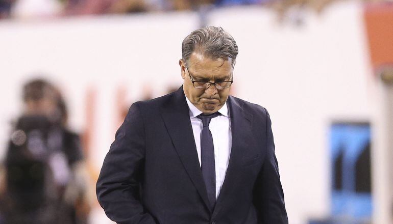 Gerardo Martino, entrenador de Argentina durante el juego final ante Chile por la Copa América Centenario, en Nueva Jersey (EE.UU.).