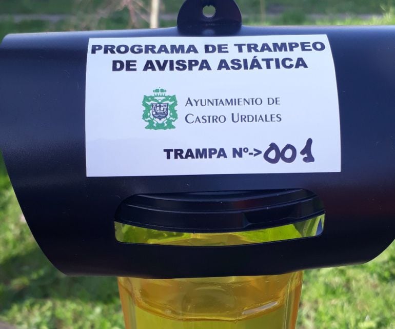 Todas las trampas están numeradas y etiquetadas.