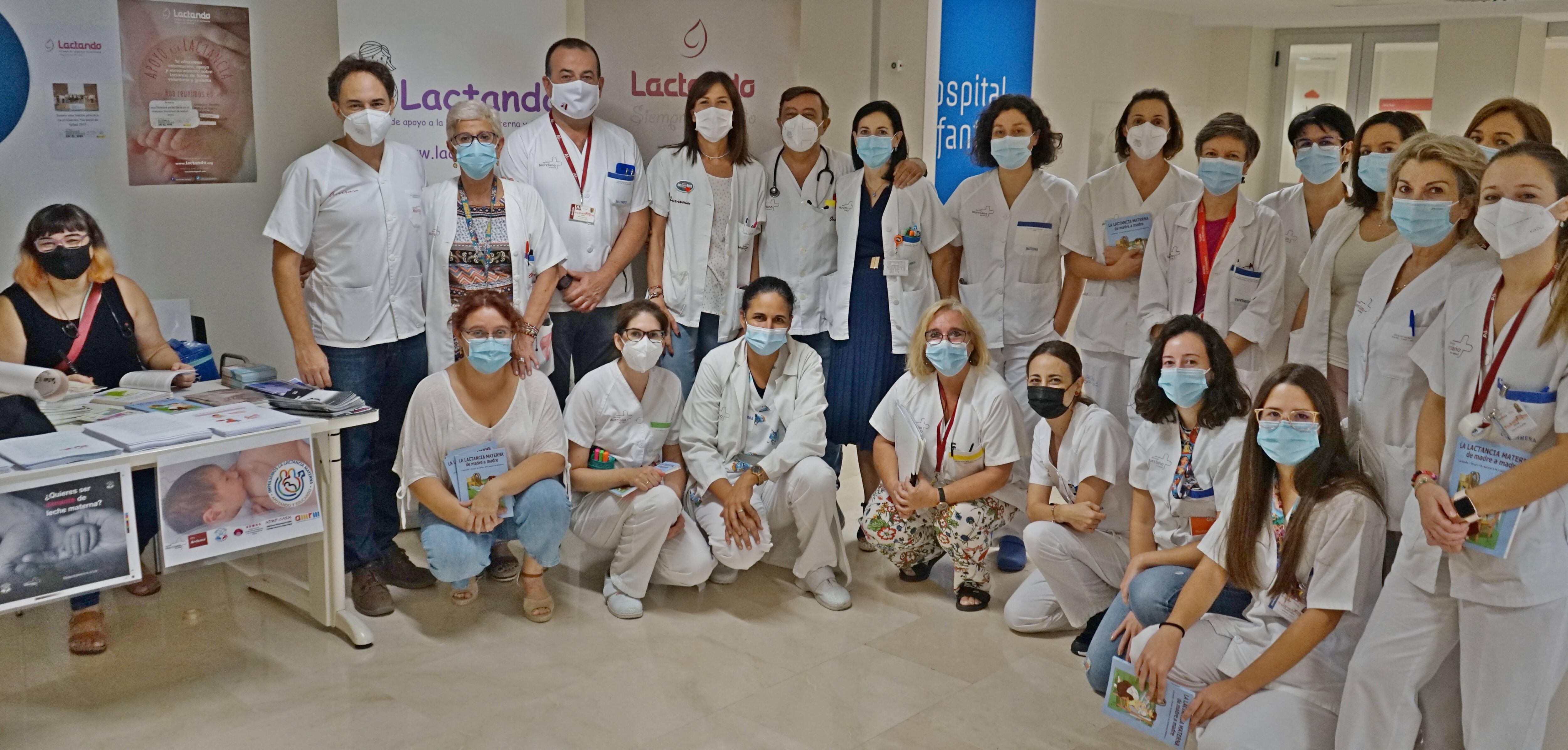 Semana de la Lactancia en el Hospital Virgen de la Arrixaca de Murcia