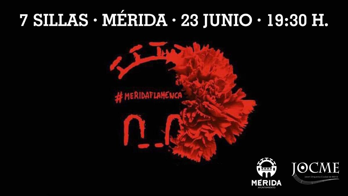Mérida Flamenca actuará en el Parque de las Siete Sillas el domingo 23