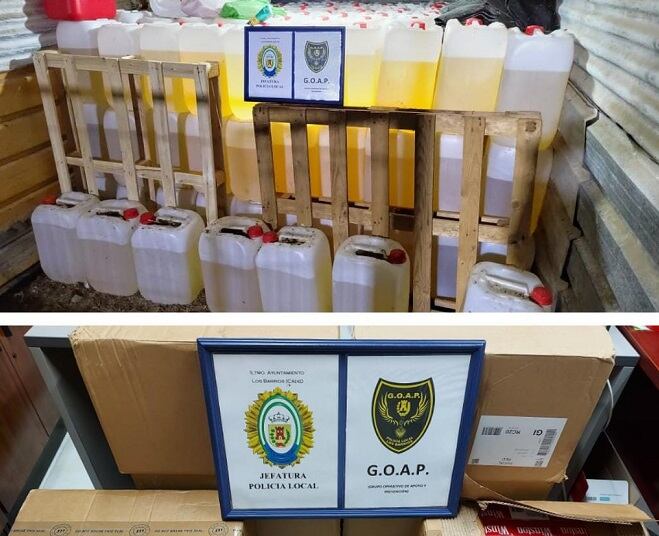 Alijo incautado por la Policía