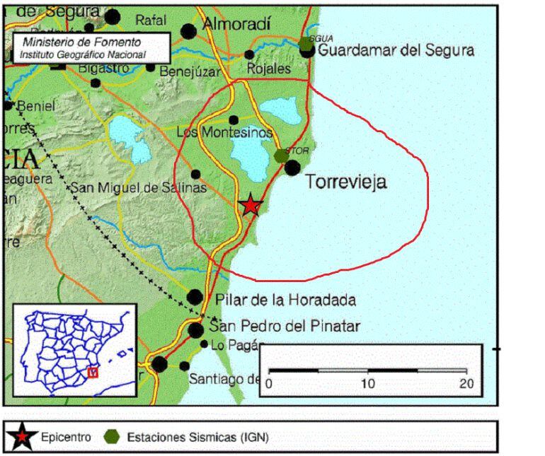 Terremoto en Torrevieja