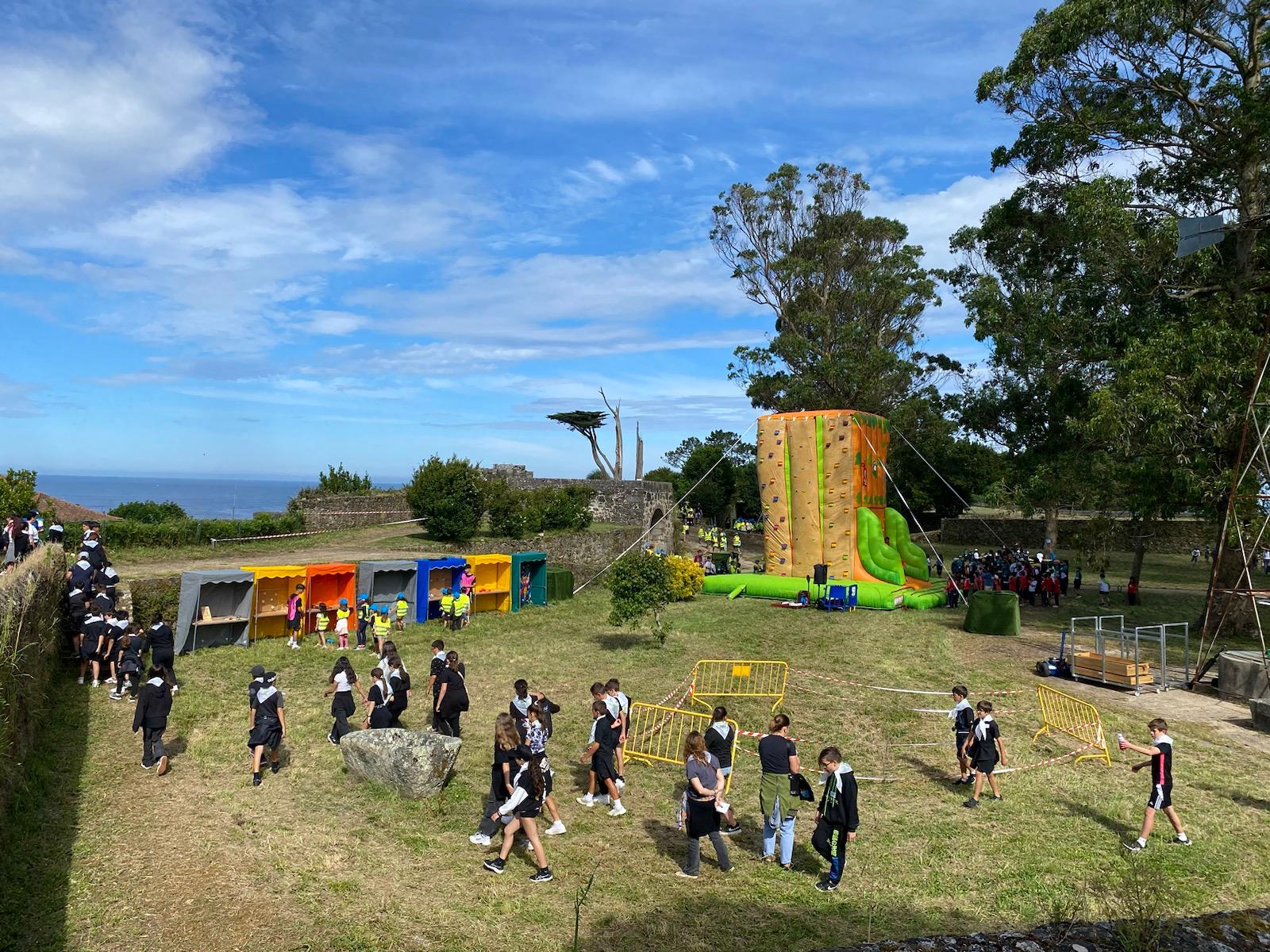 Los estudiantes de  A Guarda volverán a disfrutar de la Festa Miudiña en la Fortaleza de Santa Cruz