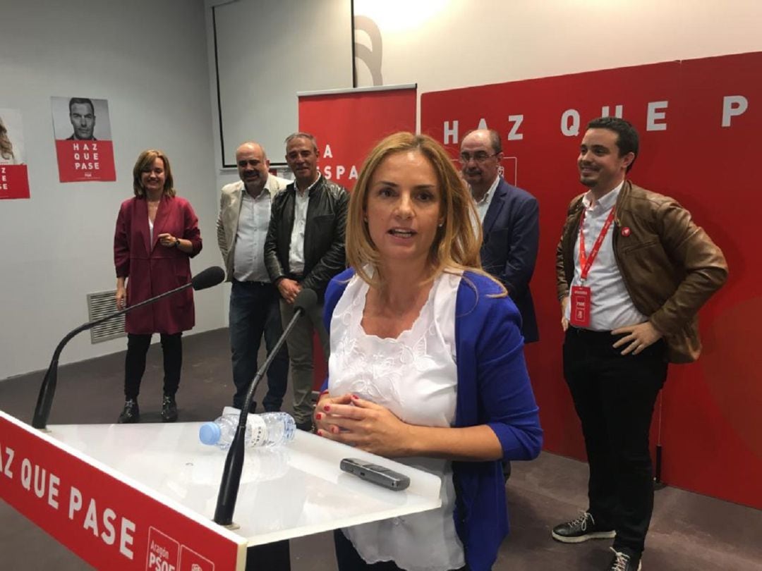 Susana Sumelzo, en una imagen de archivo de la pasada campaña electoral