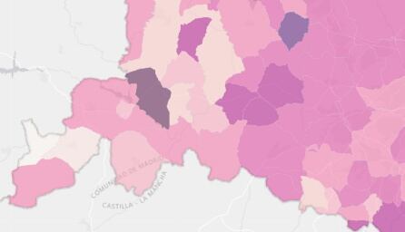 Situación epidemiológica enel suroeste de Madrid a 13 de abril de 2021