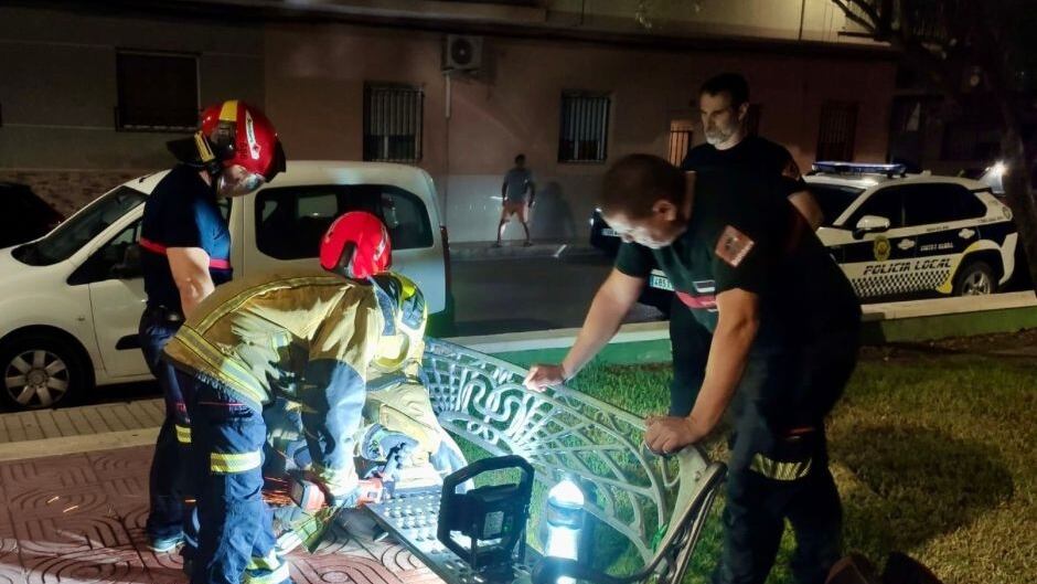 El suceso tuvo lugar en el parque Sanchís Guarner de Novelda