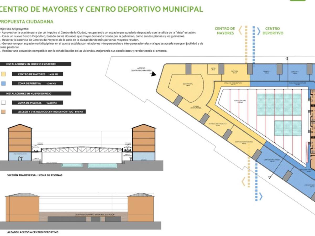 Un centro deportivo y un centro para la tercera edad ocuparán la actual estación de autobuses