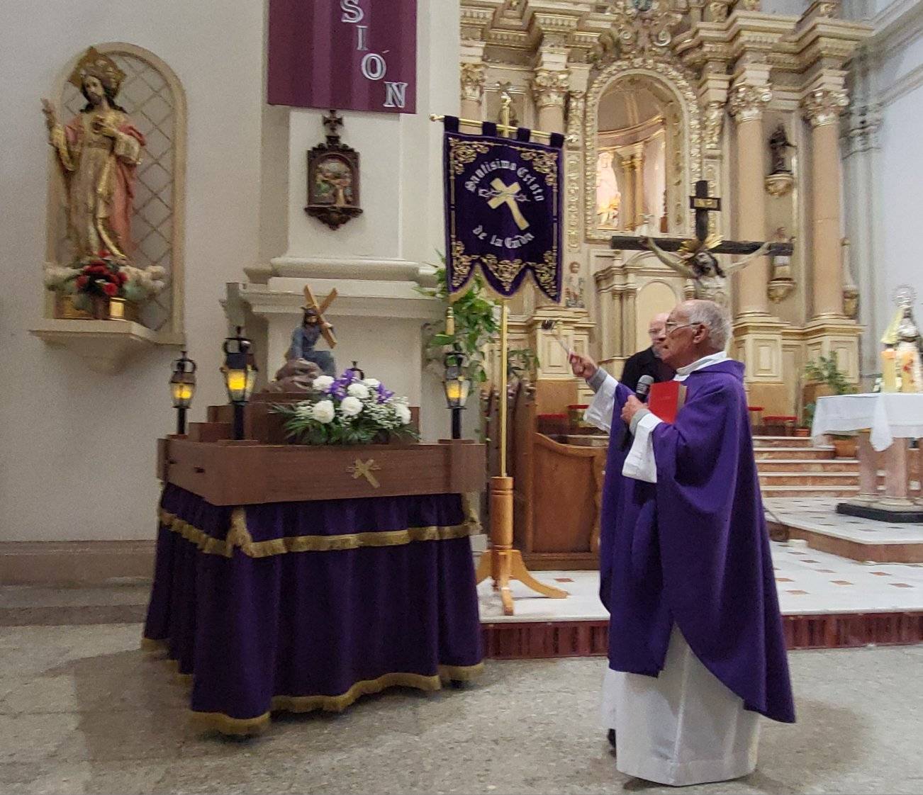 Momento del acto religioso