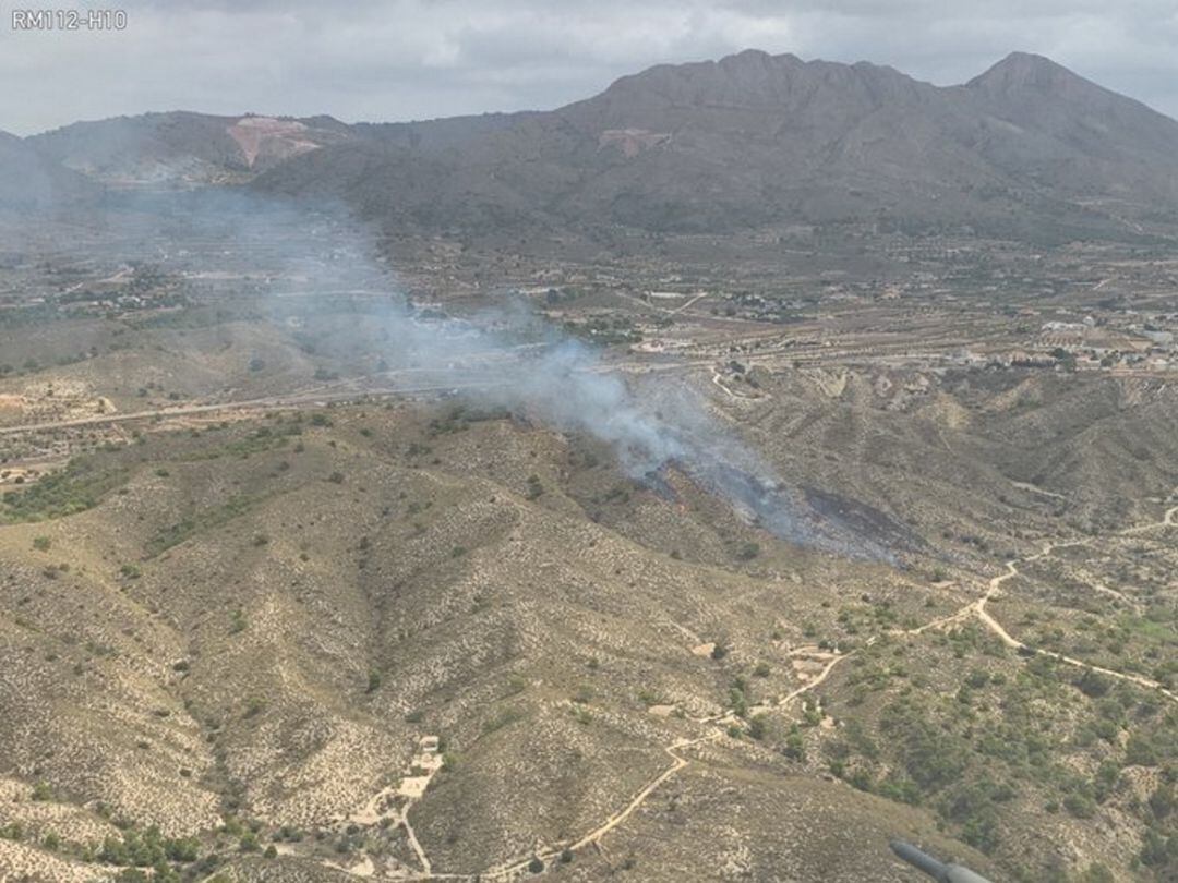 Incendio declarado en las cercanías de Macisvenda