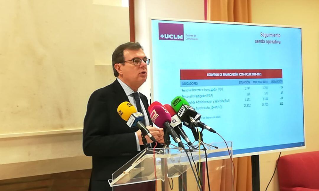 Miguel Ángel Collado, Rector de la UCLM hace balance de gestión